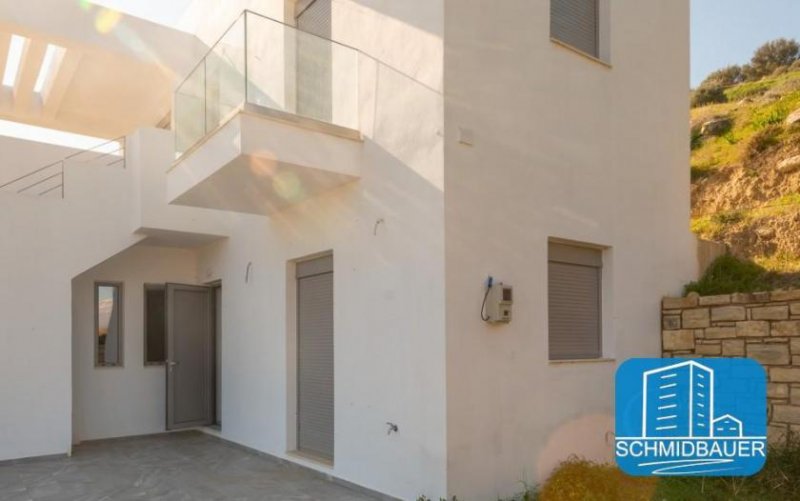 Kamilari Kreta, Kamilari: Modernes zweistöckiges Haus mit großer Terrasse und atemberaubender Aussicht zu verkaufen Haus kaufen